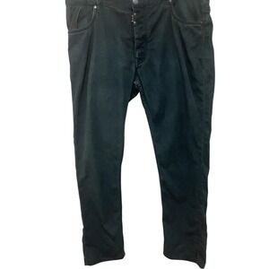Maison Martin Margiela Designer Italy Dark Green Denim Jeans Mens 36x28 2012